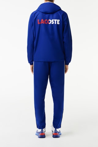 Casaco com capuz e calças de treino - Azul-elétrico e vermelho