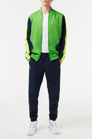 Fato de treino regular fit Lacoste Tennis - Verde e amarelo-elétrico
