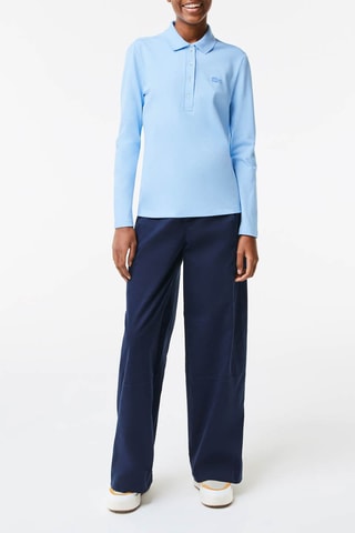 Polo Slim fit Azul-claro