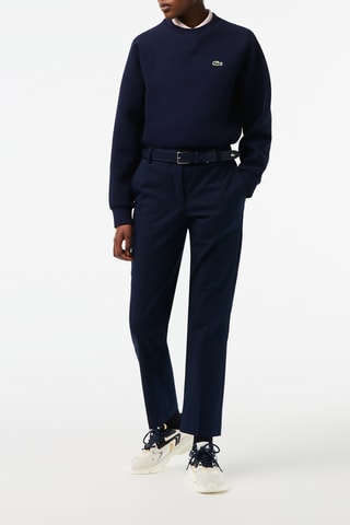 Calças chino slim - Azul-marinho