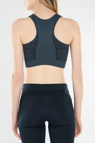 Soutien desportivo tight fit - Azul-noite e preto