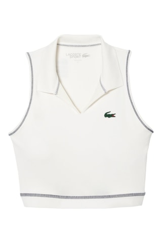 Crop top sem mangas - Branco