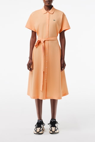 Vestido-camisa - Salmão