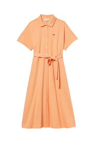 Vestido-camisa - Salmão