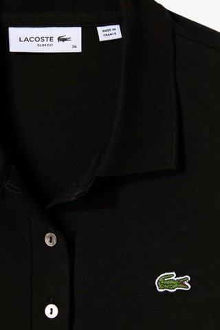 Polo slim em algodão biológico - Verde