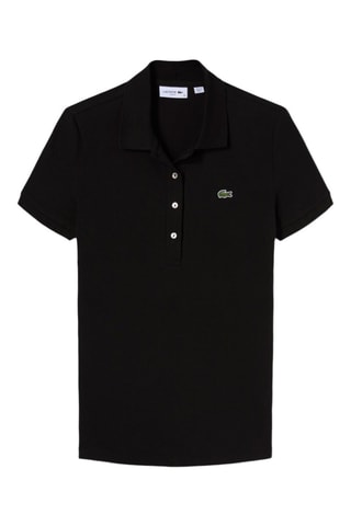 Polo slim em algodão biológico - Verde