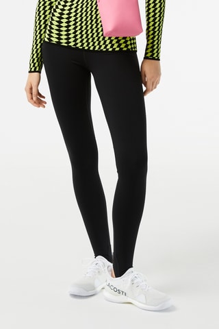 Leggings dobráveis cintura alta - Preto