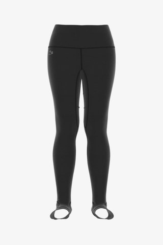 Leggings dobráveis cintura alta - Preto