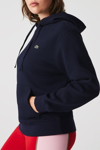 Sweat loose com capuz - Azul-marinho