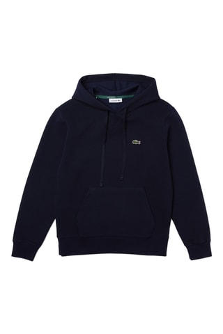 Sweat loose com capuz - Azul-marinho