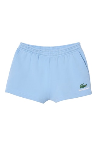 Calções em algodão biológico x Sporty & Rich - Azul-celeste