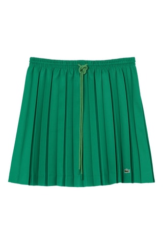 Saia plissada - Verde-escuro