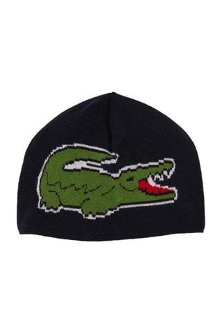 Gorro e écharpe em lã - Preto
