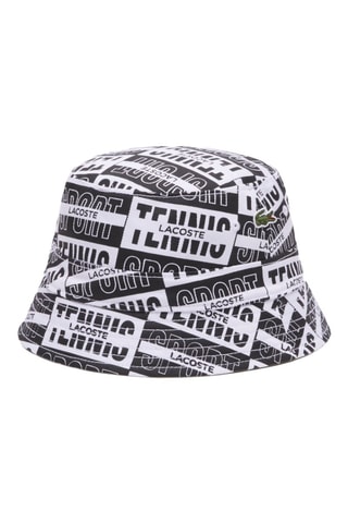 Chapéu à pescador reversível em algodão biológico - Branco e preto