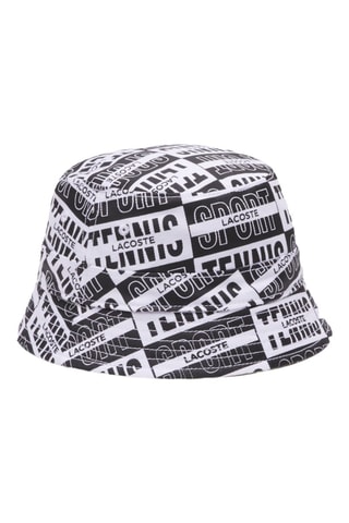 Chapéu à pescador reversível em algodão biológico - Branco e preto