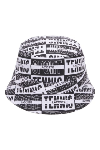 Chapéu à pescador reversível em algodão biológico - Branco e preto