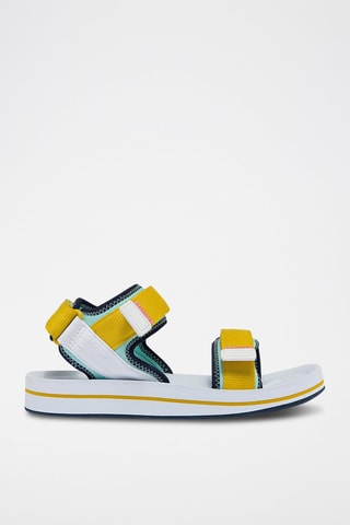 Sandálias Suruga 1 - Turquesa e amarelo