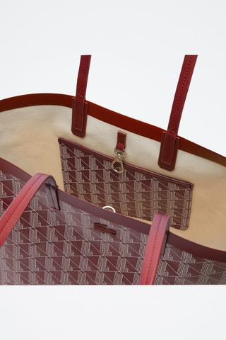 Mala shopper e pochete - Bordô