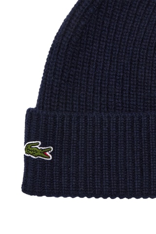 Gorro em caxemira e lã - Azul-marinho
