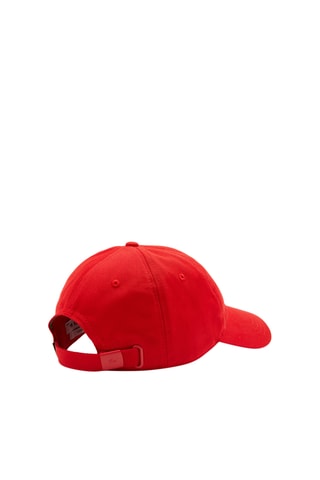 Boné em algodão biológico - Vermelho