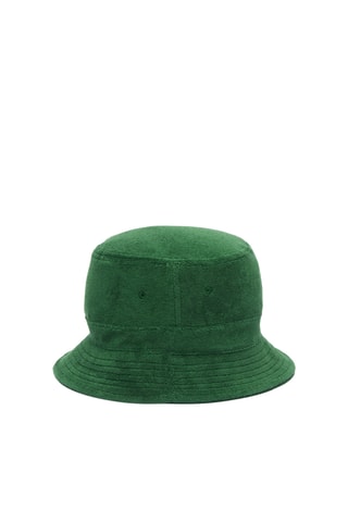 Chapéu à pescador em algodão biológico - Verde-escuro