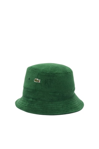 Chapéu à pescador em algodão biológico - Verde-escuro