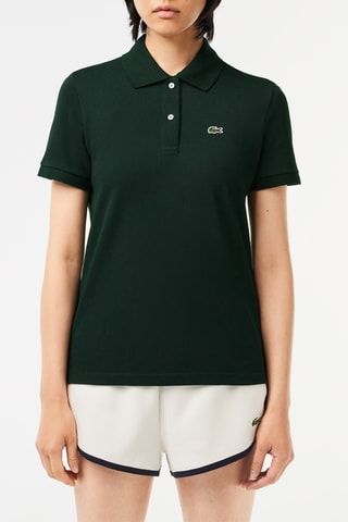 Polo regular - Verde-escuro