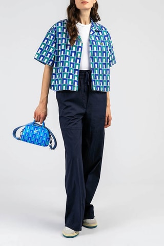 Sobrecamisa oversize - Azul-real