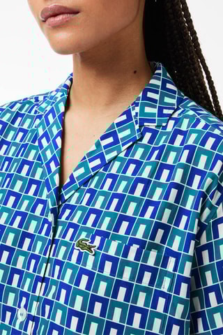 Sobrecamisa oversize - Azul-real