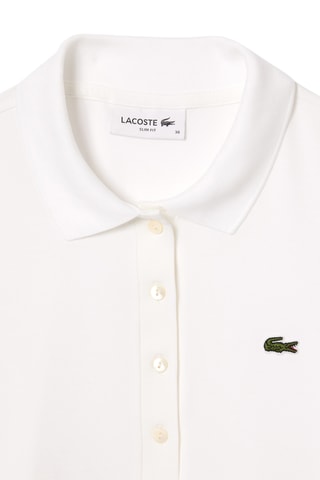 Polo slim em algodão biológico - Branco