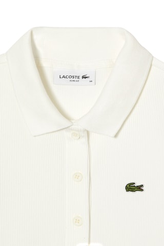 Polo slim em algodão biológico - Branco