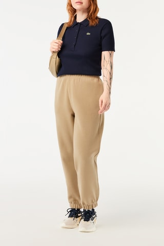 Polo slim em algodão biológico - Azul-marinho
