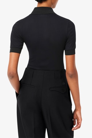 Polo slim - Preto