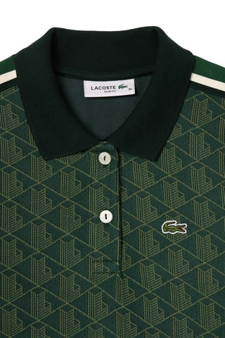 Polo slim em algodão biológico - Verde
