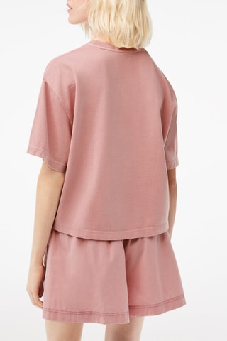 T-shirt em algodão biológico - Rosa