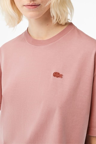 T-shirt em algodão biológico - Rosa