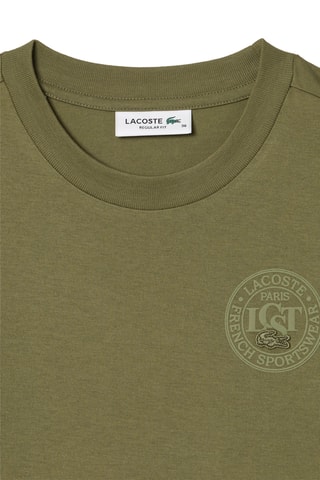 T-shirt em algodão biológico - Caqui
