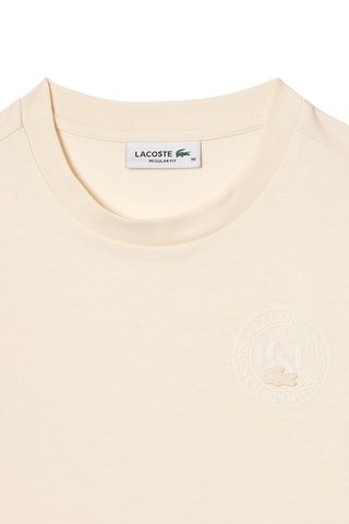 T-shirt em algodão biológico - Bege