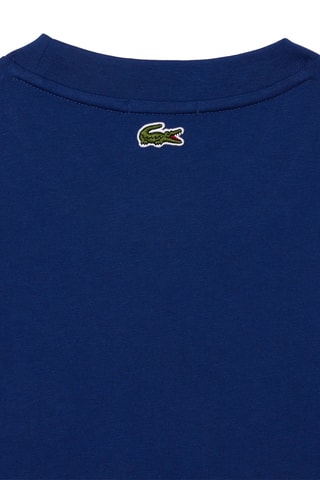 T-shirt em algodão biológico - Azul-elétrico