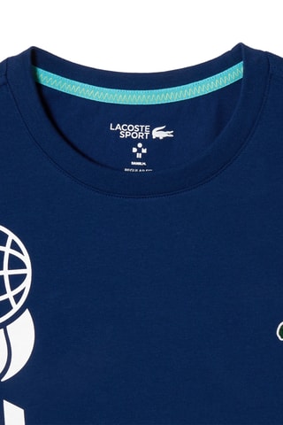 T-shirt em algodão biológico - Azul-elétrico