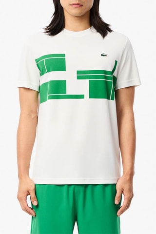 T-shirt Lacoste Tennis x Novak Djokovic - Branco