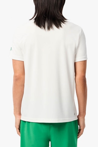T-shirt Lacoste Tennis x Novak Djokovic - Branco