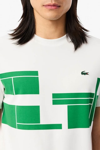 T-shirt Lacoste Tennis x Novak Djokovic - Branco