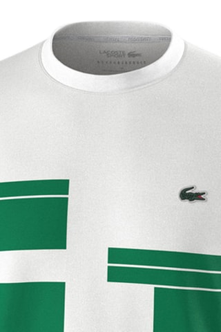 T-shirt Lacoste Tennis x Novak Djokovic - Branco