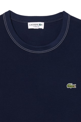 T-shirt em algodão biológico - Azul-marinho