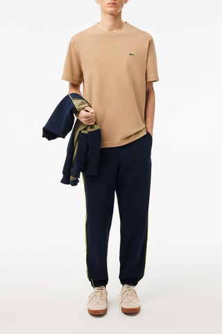 T-shirt em algodão biológico - Bege