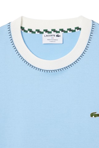 T-shirt em algodão biológico - Azul-celeste