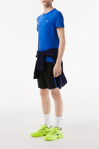 T-shirt em algodão biológico - Azul-real