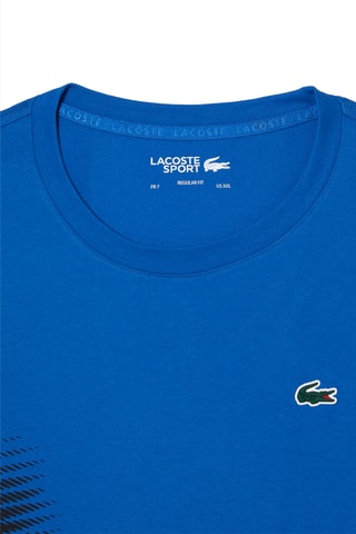 T-shirt em algodão biológico - Azul-real
