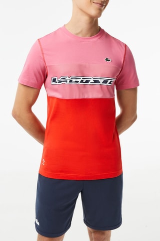 T-shirt em algodão biológico - Vermelho
